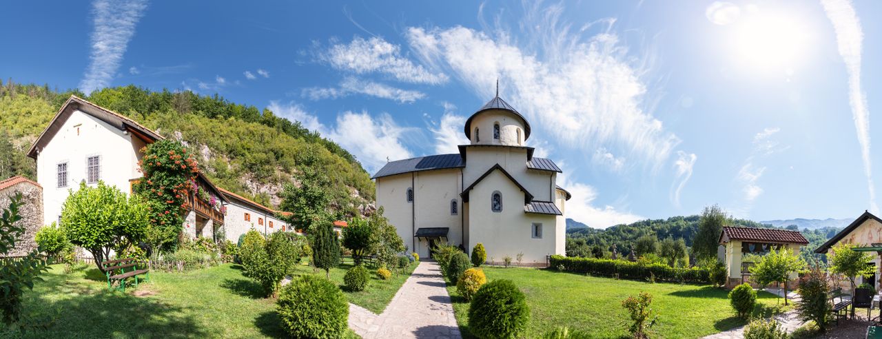 Eine Klosteranlage in Deutschland