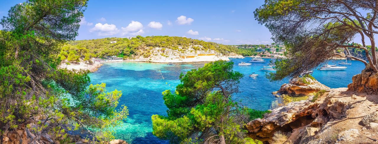 Strand, Bucht und Vegetation auf Mallorca