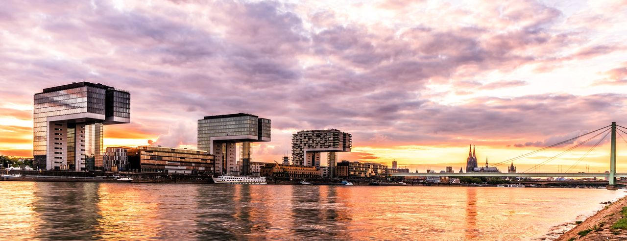 Köln Sonnenuntergang