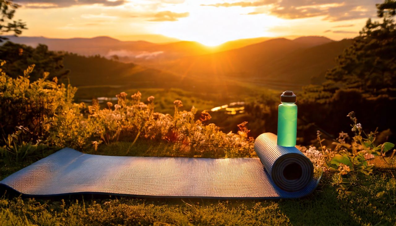 Outdoor Yoga Session beim Yoga Seminar in Österreich