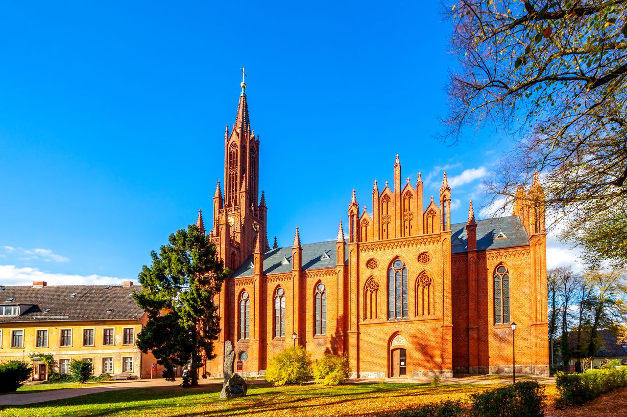 Blick auf ein Kloster