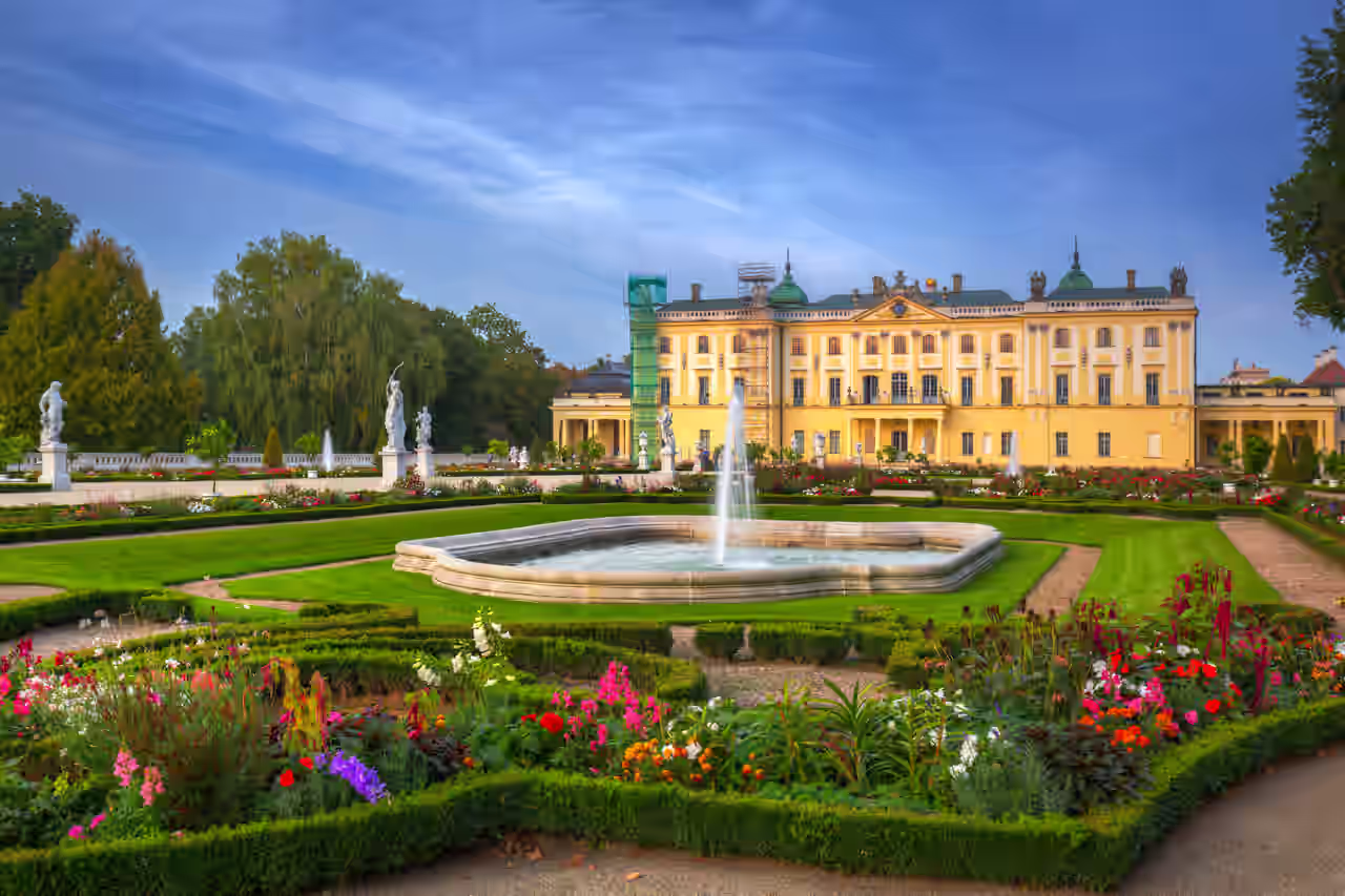 Der Branicki-Palast in Polen
