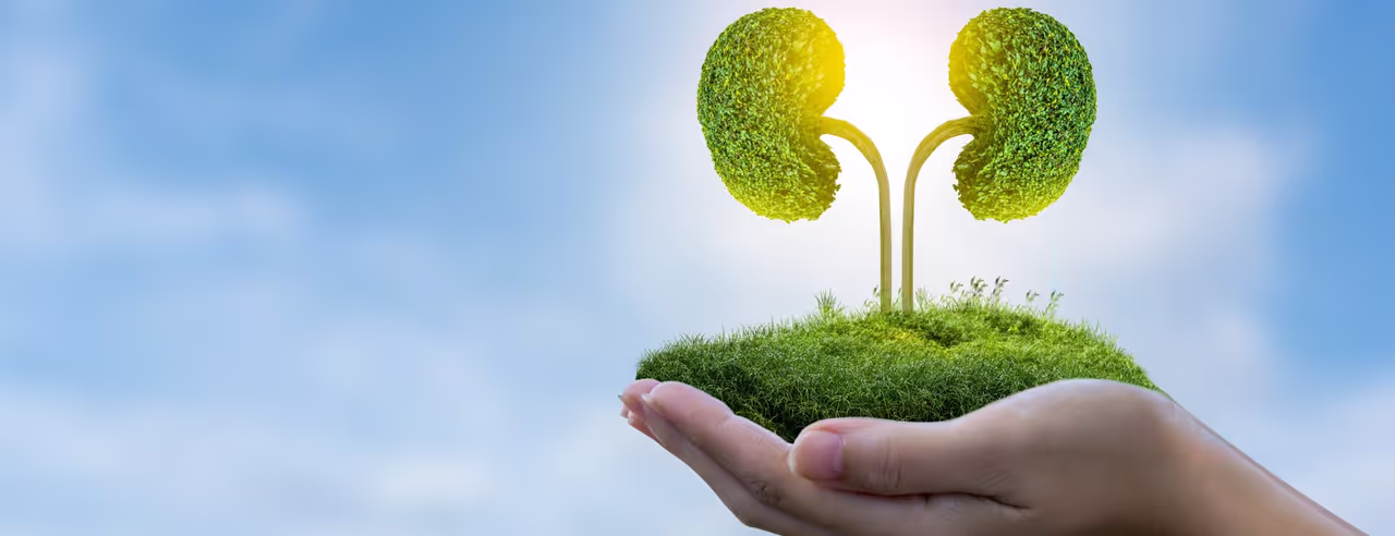 Hand, die Wiese in der Hand hält