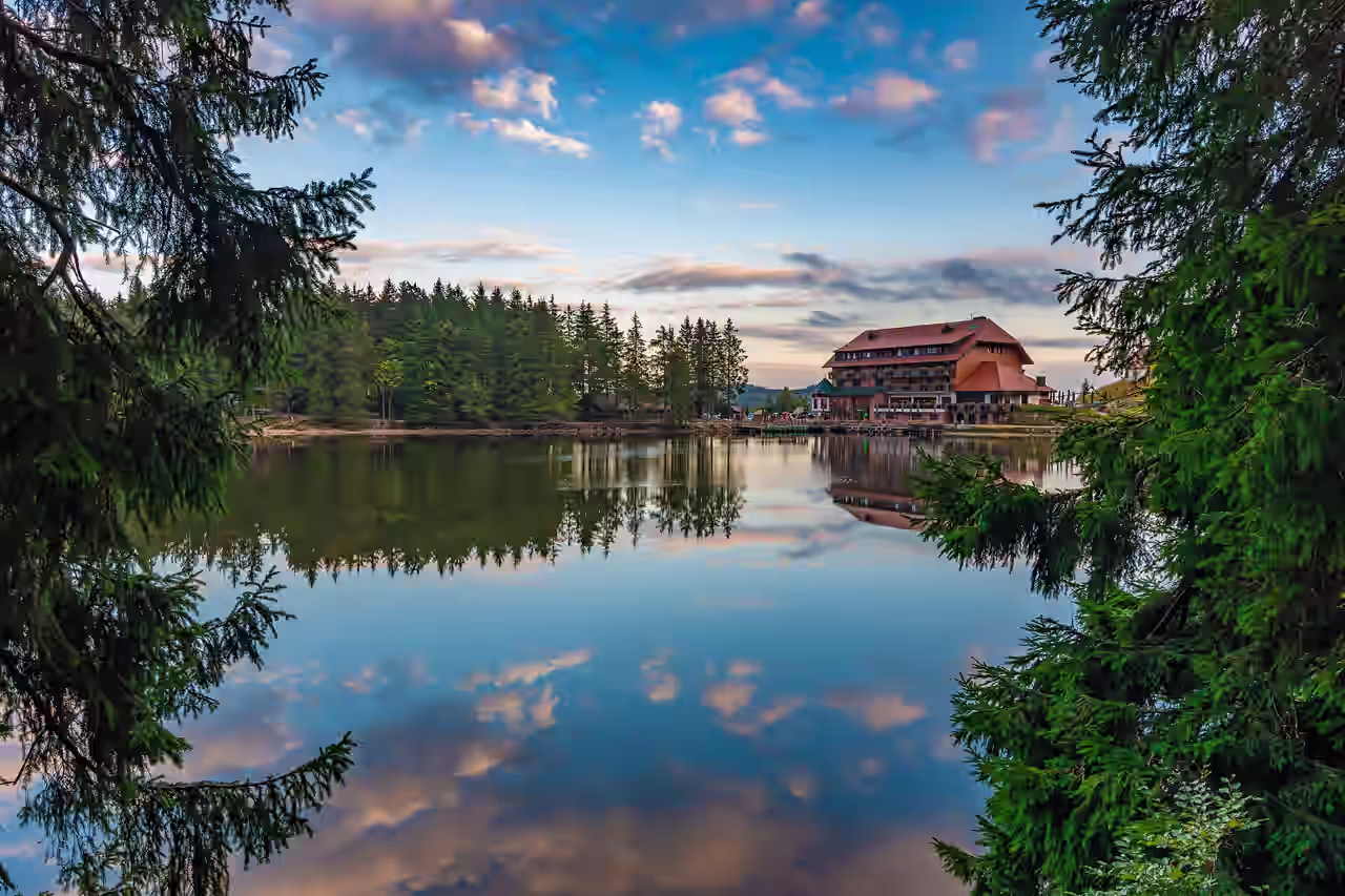 idyllischer See im Schwarzwald