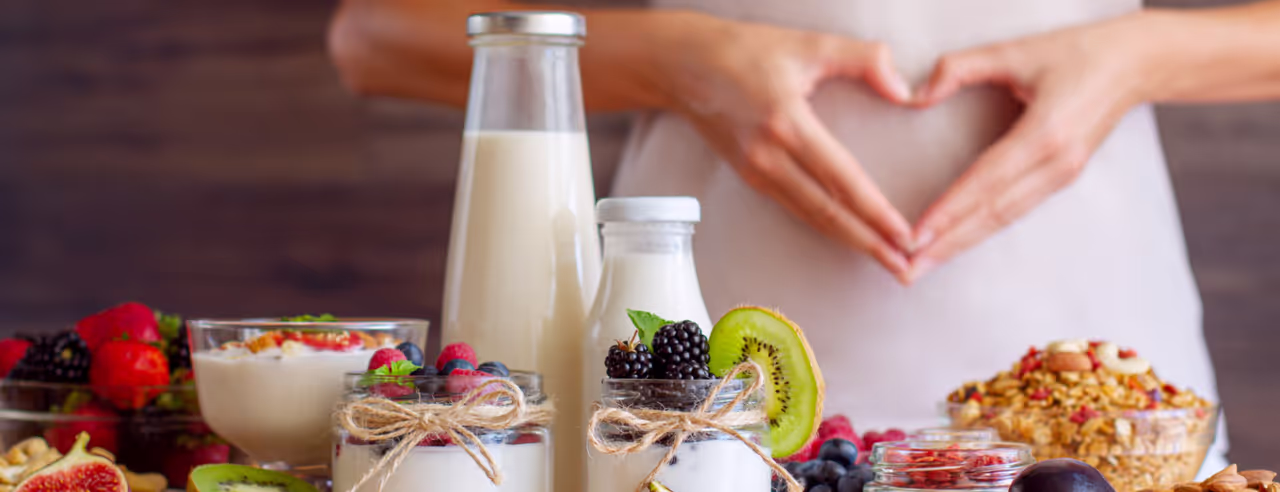 Milch und andere Lebensmittel