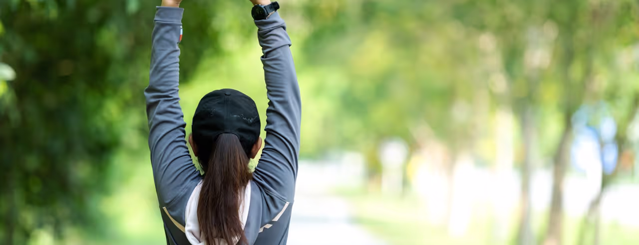 Frau beim Sport