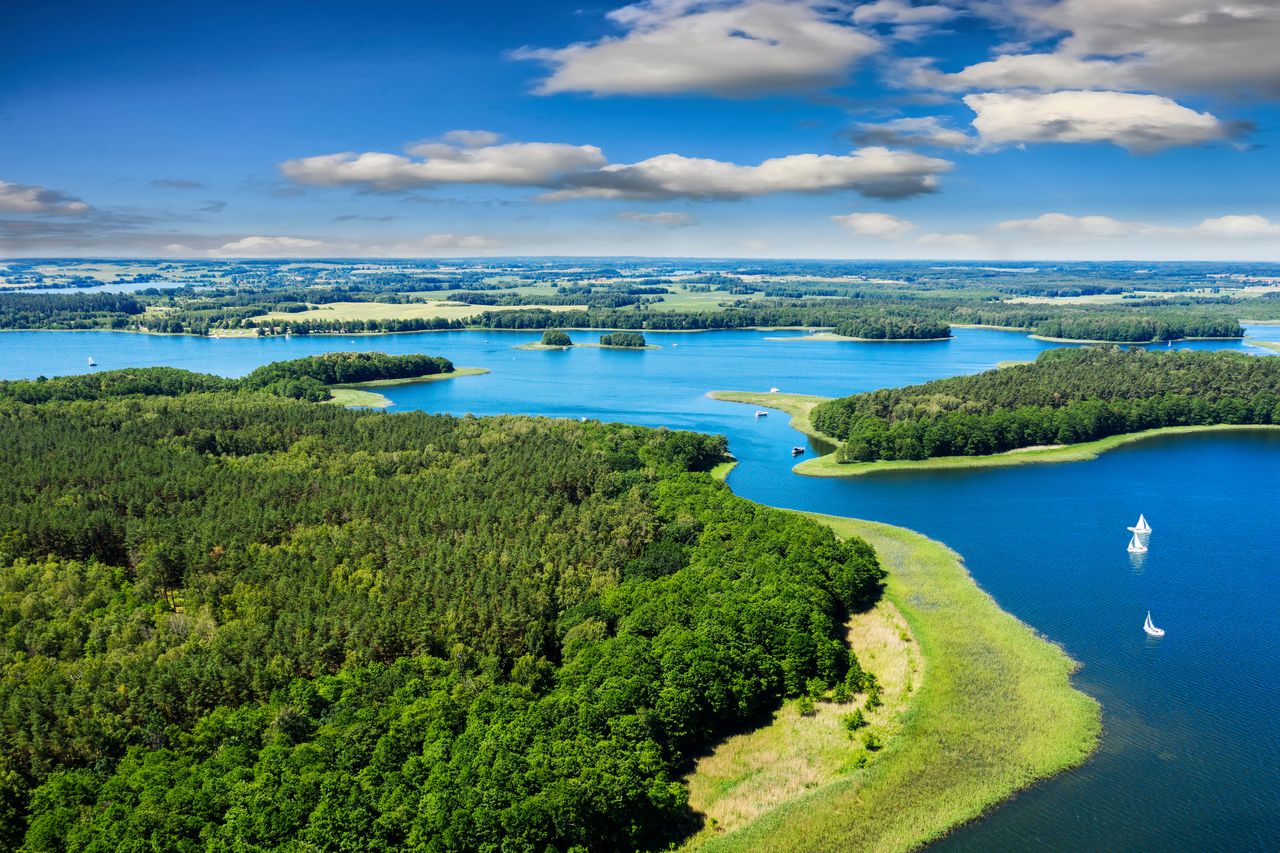 Blick auf das Masurische Meer