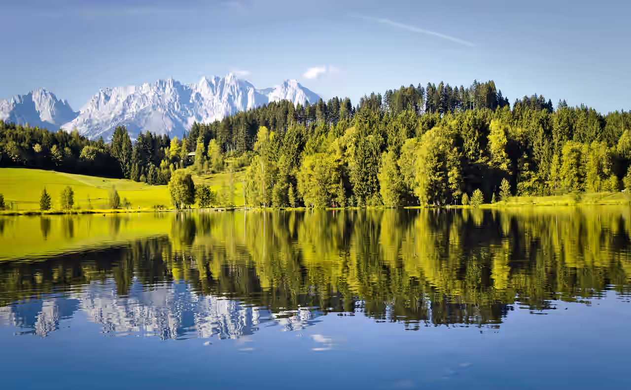 Schwarzsee Kitzbühel und Wilder Kaiser