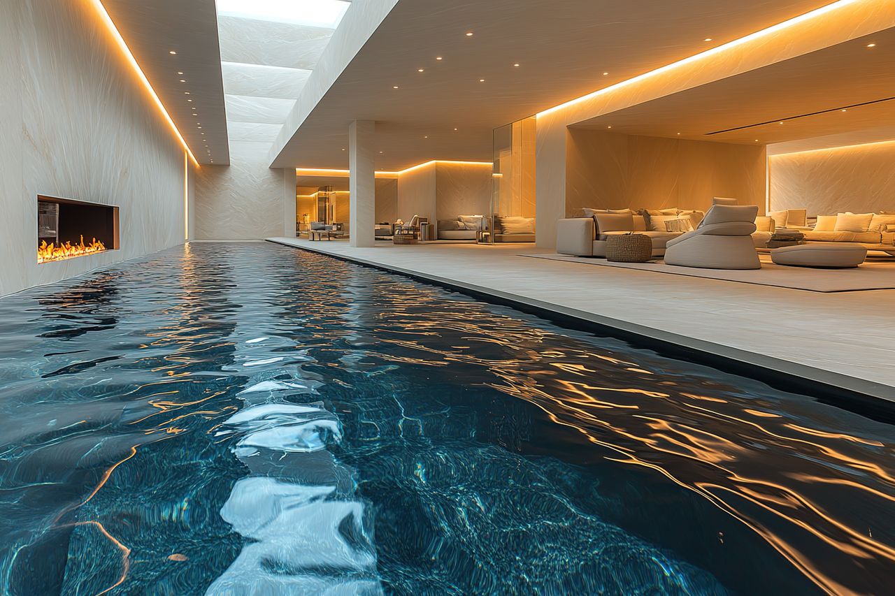 Pool in einem Hotel