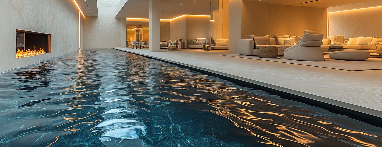 Pool in einem Hotel