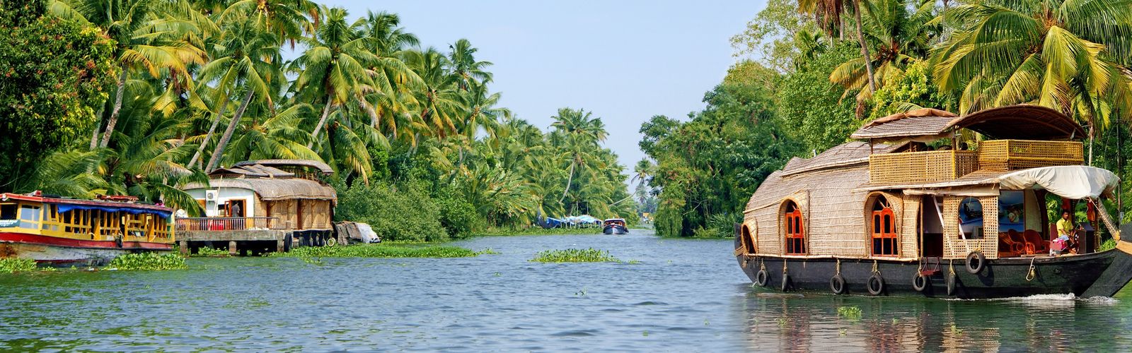 Karte der Backwaters von Kerala